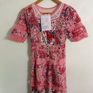 NWT LoveShackFancy Carmie Victorian Maxi Dress Small MSRP $595